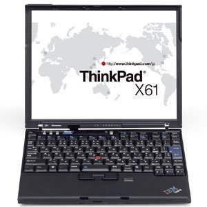 ���m�{�E�W���p�� ThinkPad X61 (T7250/1G/80/XP/12.1 7675A63