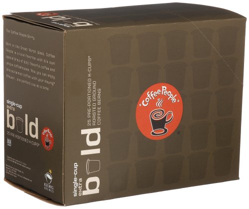 Coffee People K-Cup Extra Bold Chai Coffee, 25 Count Boxes (Pack of 2)