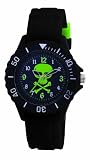 Tikkers Boys Black Rubber Strap Watch TK0031