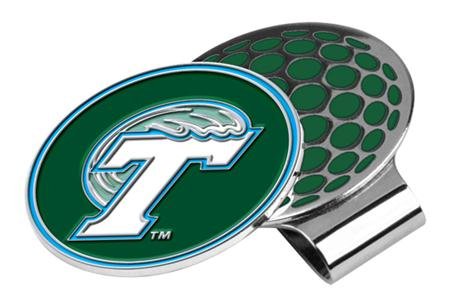 Tulane University Green Wave Tu Ncaa Hat Golf Clip With Ball Marker