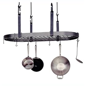 4 Point Hammered Steel Pot Rack by Enclume