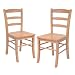 Winsome Wood Ladder Back Chair, Set of 2