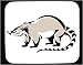 Decorated Mouse Pad with animals, coati, south, america