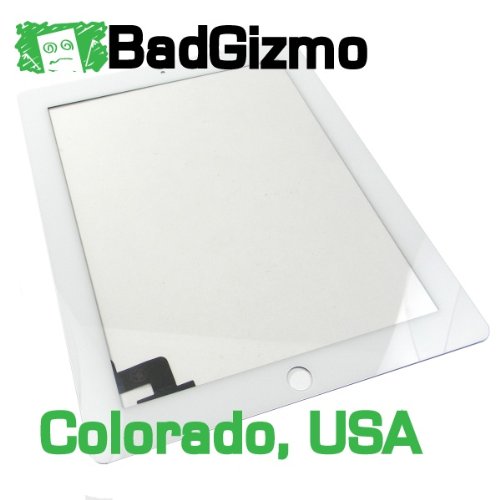 New Apple iPad 2 White Digitizer Glass Replacement Part