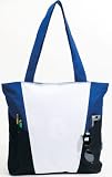 Recycled Large 3 Color ZIPPER Tote