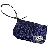 NHL Nashville Predators Quilted Wristlet, Navy