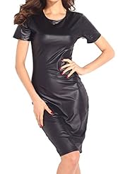 Short Sleeves Polyester/Spandex Knee Length Checkered Print Spring Summer Winter Bodycon Dress/Midi Dress 