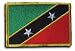 St. Kitts and Nevis Country Rectangular Patches