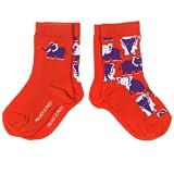 POLARN O. PYRET 2-PACK ELEPHANT FUN & SOLID SOCKS (BABY)