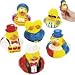 One Dozen (12) Circus/Carnival Rubber Duck Party Favors