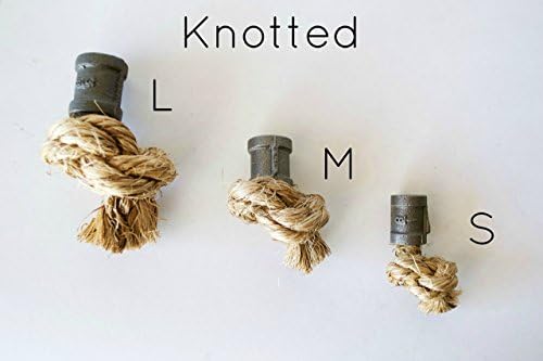 Rope Drawer Knobs - Straight Iron