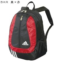 ＜アディダスバック＞adidas/アディダス ボール用デイパック　黒&times;赤 ADP17BKR