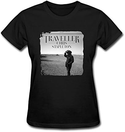TIERTS Women's Traveller Chris Stapleton T-shirt Size L Black