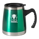 Marshall University - 16-ounce Squat Travel Mug Tumbler - Green
