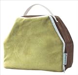 Hoohobbers Personalized Munch Box in Suede Brown Green