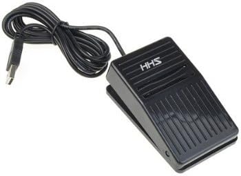 Happyhomestation Switch Pedal HID USB Game Foot Control Keyboard Action Compatible with Dos/Windows 2000/XP/Vista/Win 7, MAC Linux