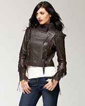 Fringe Leather Jacket