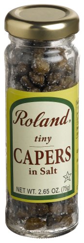 Roland Tiny Capers in Salt, 2.65-Ounce Jars (Pack of 12)