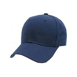Plain Fitted Hat - Navy