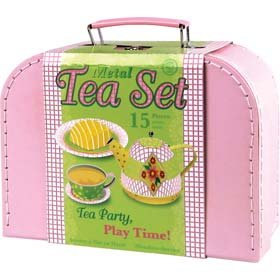metal tea set