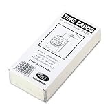 Lathem Time E7-100 Universal 2-Sided Time Cards For 7000E Time Recorder, Numbered 1-100, 100/Pack