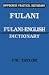 Fulani-English: Hippocrene Practical Dictionary