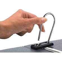 Find It Heavy Duty Flat Binder, 5 Inches, Non-View, Black (FT07095)