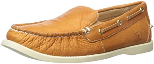 Dije Men's Gianni Slip on Boat Shoe, Honey, 12 M US