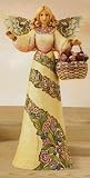 Angel with Basket Garden Statue