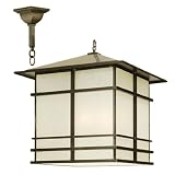 Buy Meyda Lighting 52378 Tea House 4-Light Lantern Pendant, Craftsman Brown Finish... by Meyda