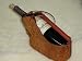 Wine Holder Handcrafted with Genuine Exotic Argentine Leather