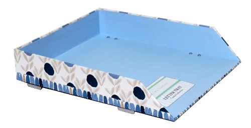 Laura Ashley Stackable Letter Tray, Coastal Collection, Single Unit (741-8)