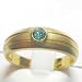 14K Blue Diamond Man's Ring