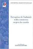 Revue Journal Officiel  / Entreprises de l'industrie et des commerces en gros des viandes