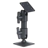 Panavise 727-04SF 4-Inch Small Foot Slimline Pedestal Mount For Mobile Electronics