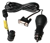 Garmin compatible PC Interface Cable with Cigarette Lighter Adapter for GPS 12, 38, 40