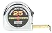 Empire Level 626 1 x 25' Chrome Case with Slide Lock Mechanism Power Tape Measure