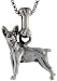 Sterling Silver Miniature Pinscher Dog Charm &copy;.