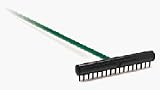 Accuform Ace 15 Bunker Rake with 54 Hollow Fiberglass Handle - Set of 25