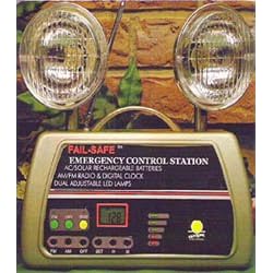 Control Station for Emergencies, light system (Silver) (11H x 2.5W x 10.25W) from Emergency Lighting