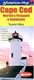 Cape Cod, Marthas Vineyard and Nantucket Tourist Map (American Map)