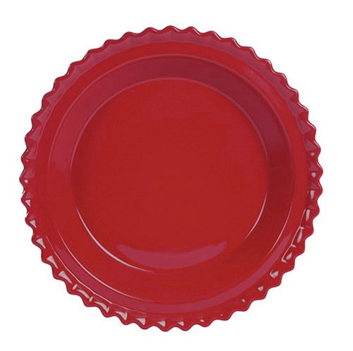 Chantal Ceramic Pie Dish Glossy Red