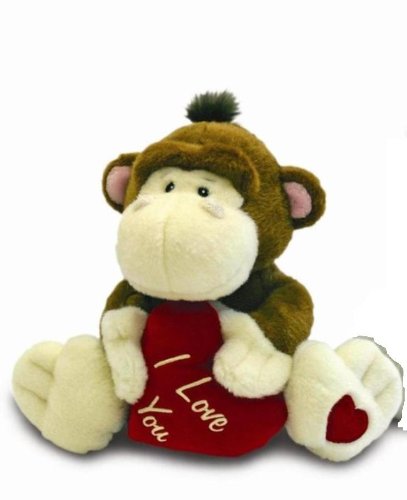 Deluxe Chimp 20cm Heart - Wild About You (SV4417C)