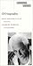 Of Hospitality (Cultural Memory in the Present)
