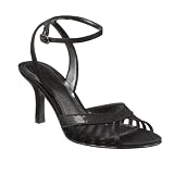Mossimo Heulwen Sparkle Ankle Strap Heels - Black