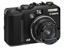 Canon PowerShot G9 Digital Camera - Black (12.1MP, 6x Optical Zoom) 3.0 inch LCD