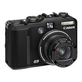 Canon PowerShot G9 Digital Camera - Black (12.1MP, 6x Optical Zoom) 3.0" LCD