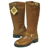 Harley Davidson 'Portia' Knee Boots Ladies - Brown 