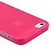 iPhone SE Case, Insten TPU Case Compatible with Apple iPhone 5SE / 5S / 5, Frost Clear Hot Pink