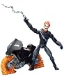 Marvel Legends Series III / 3 - GHOST RIDER with Bonus of 32 Page Comic Book and Collector Wall Mountable Display Stand